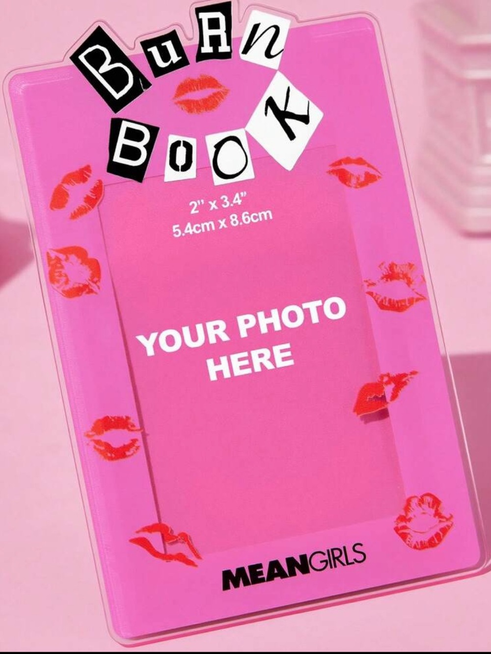 Kohl's Pink 'Burn Book' Mean Girls Photo Frame